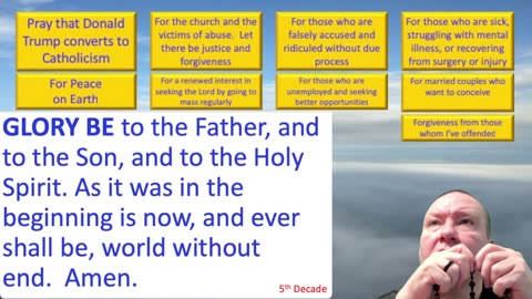 Mary's Daily Live Holy Rosary Prayer at 8:00 p.m. EDT 08/25/2025