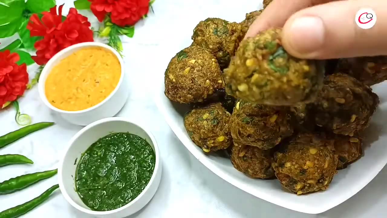 Green Moong Dal Pakoda Recipe Crunchy Moong Pakode