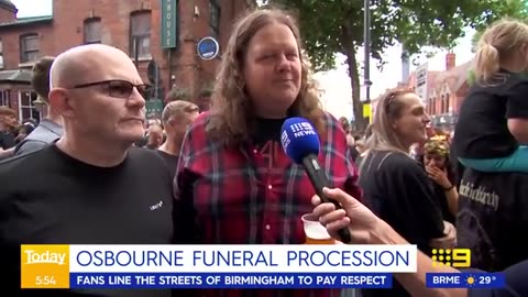 Thousands gather to pay tribute to Ozzy Osbourne