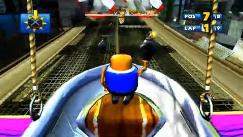 sonic and sega all stars racing bonanza bros blimp strike all star move animation