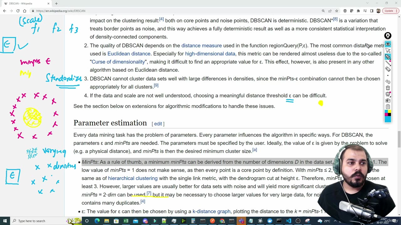 40.3 Pros and Cons Of DBSCAN Krish Naik ML