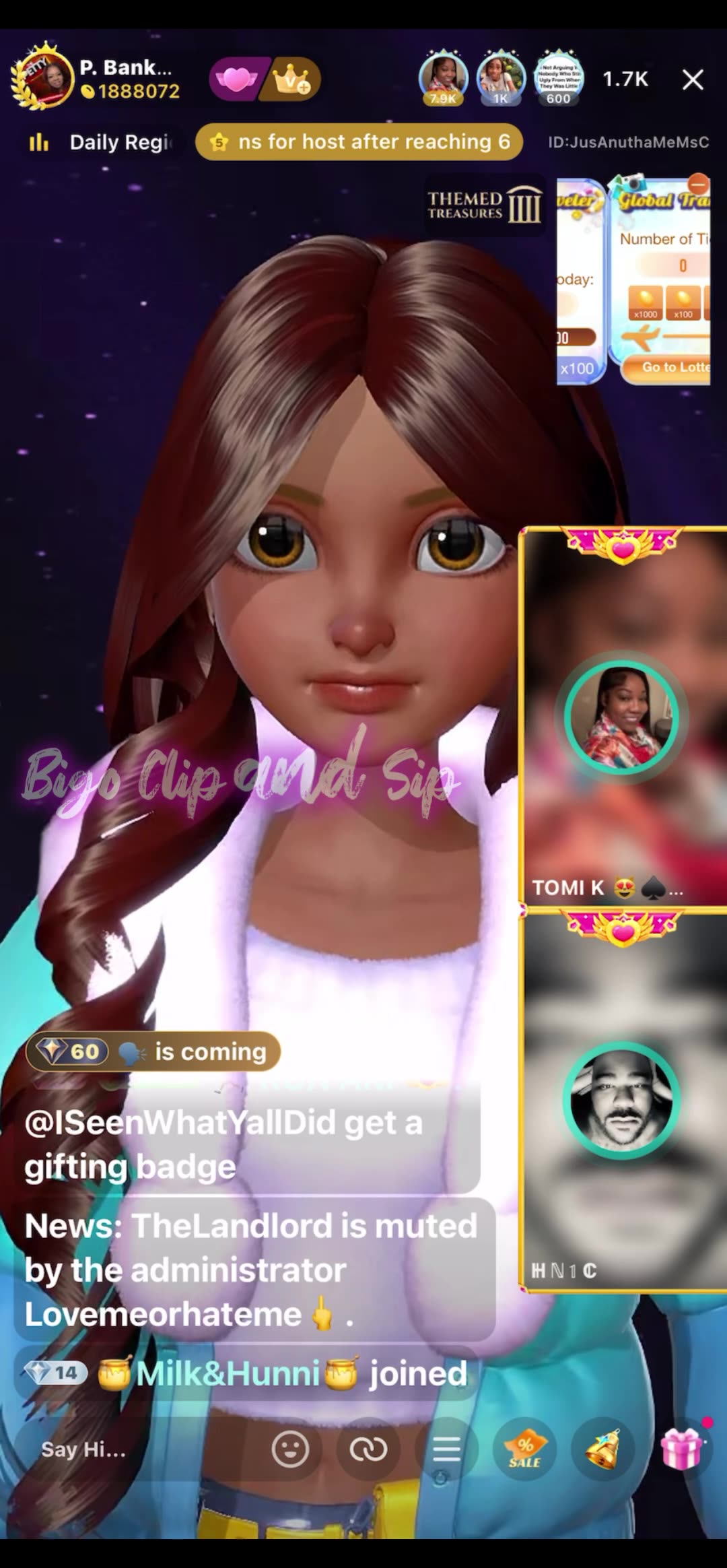 Petty Banks talks to TomiKay about guardian n more 5/8/25 #bigoclipandsip