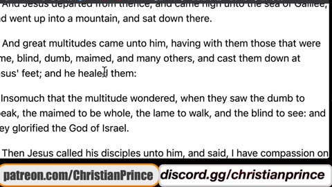 Christian prince Remember you said to marry