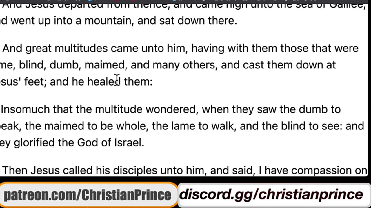 Christian prince Remember you said to marry
