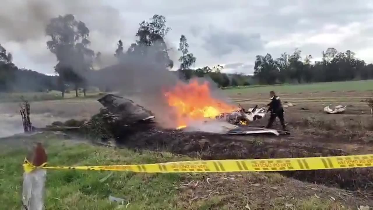 Avioneta accidentada donde iba Yeison Jiménez