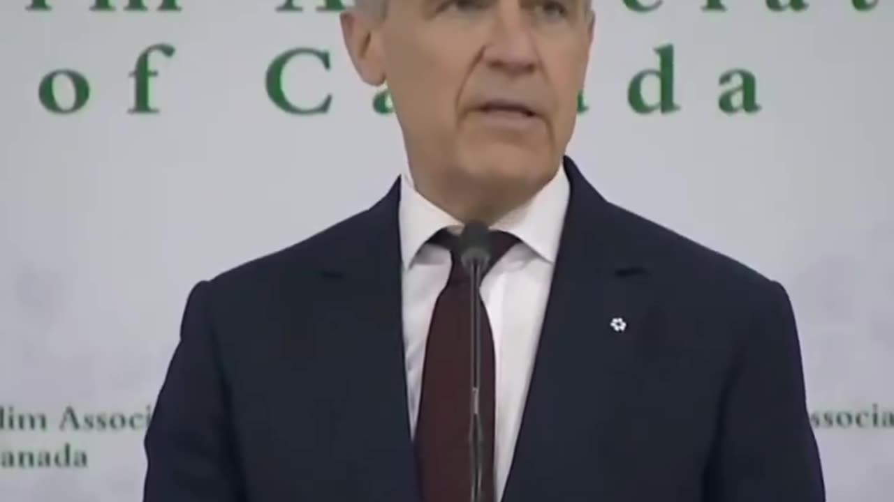 "Muslim values are Canadian values." Mark Carney, PM Canada. Who paid him to say this?