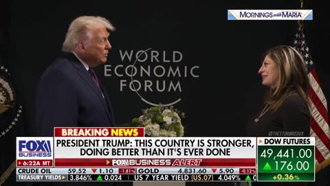 President Trump’s full interview with @MariaBartiromo from Davos.