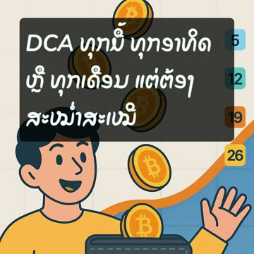 EP33 – DCA ວິທີທີ່ຄົນທໍາມະດາຈະສາມາດເລີ່ມເກັບ Bitcoin ໂດຍບໍ່ຕ້ອງລວຍຖ້າໃຫ້ລວຍກ່ອນ #ອະນຸບານການເງິນ