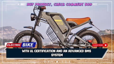 Coswheel GT20 Electric bike 48V 20 Inch Electric bike Adult Electric Motorcycle