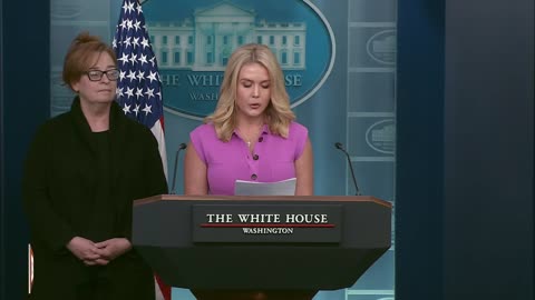 LIVE: Trump Press Secretary Karoline Leavitt Holds Press Conference at White House...