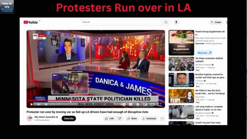Protesters Run Over in LA