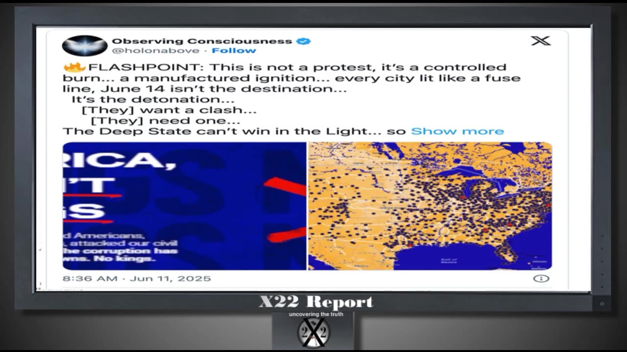 X22 Report: [DS] Push Riots, Enemy Combatants, Military Is The Only Way.......