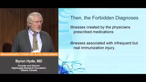 Then, the Forbidden Diagnoses : Prescribed Medicines and Immunization Injury - Byron Hyde, MD