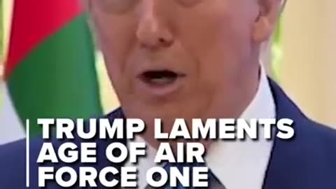 Trump jokes about old Air Force One