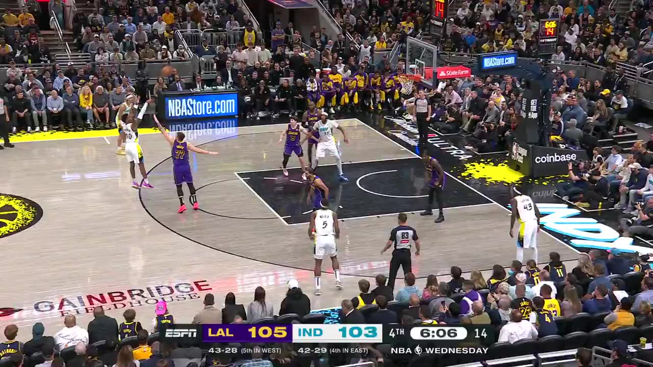 NBA - MATHURIN TIES IT UP. 15-2 PACERS RUN