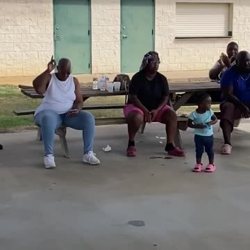 We are at the city pack in Hampstead TX. Giving away food, toys and sharing Jesus...