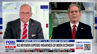 BESSENT: “Make-up cuts are needed” because the Fed has been dependent on faulty data