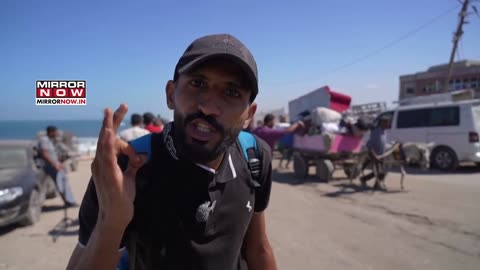 Gaza City Civilians Flee With Barely Anything Amid Surge In Israeli Strikes | Watch