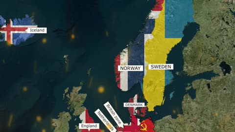 Germanic Tribes at Greatest Extent (600 AD) vs After WW2 (1945 AD)