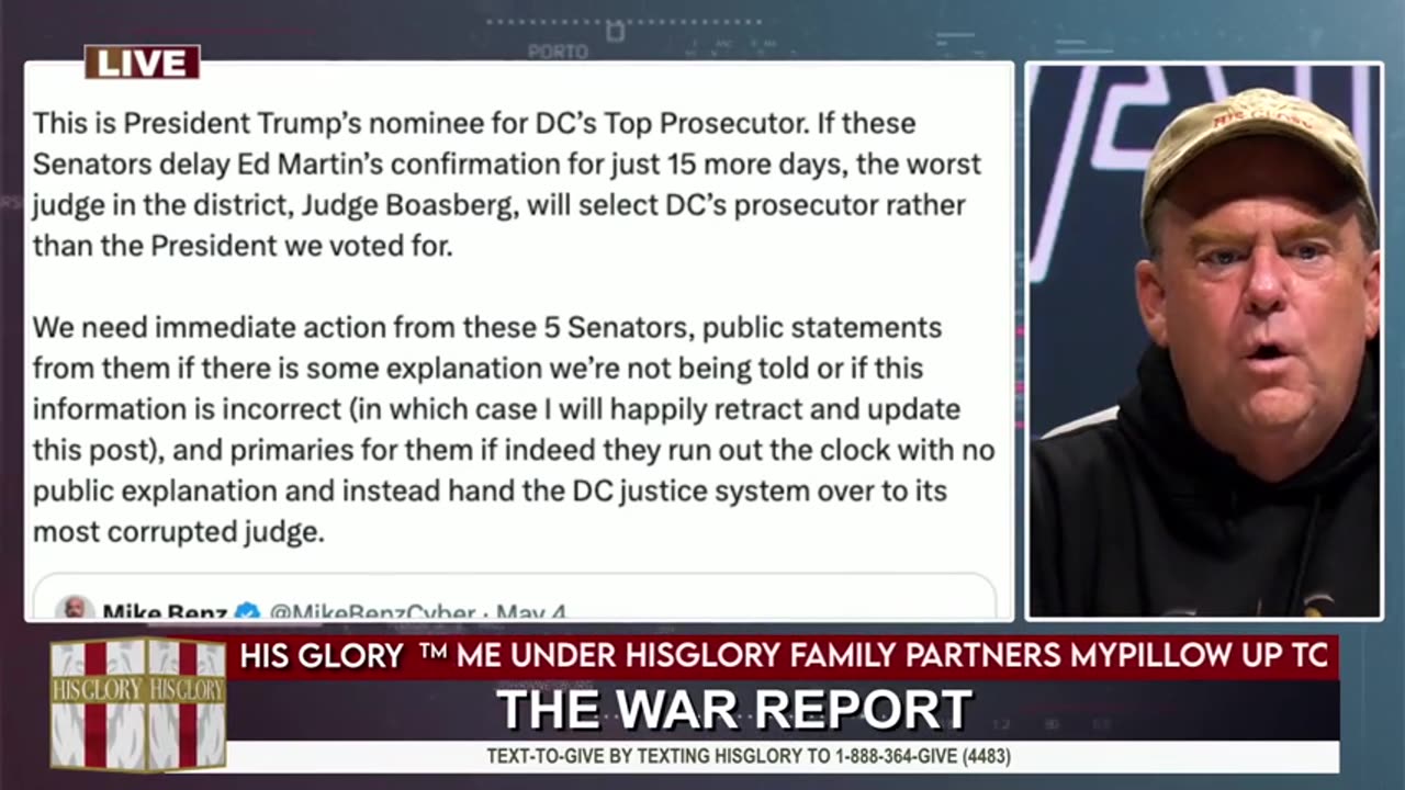 His Glory - The War Report 5-6-25