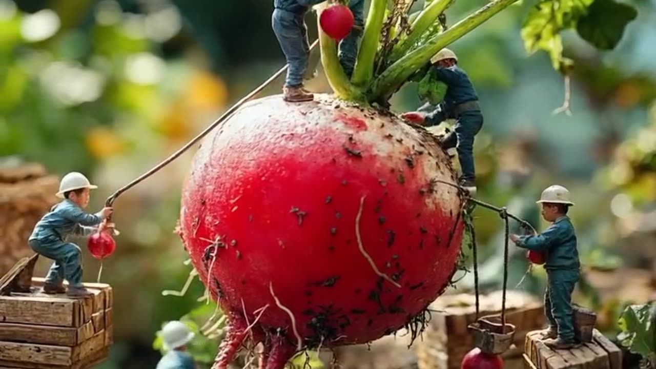 Little People - Harvesting Veges🎃