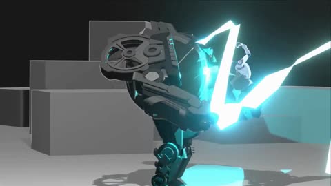 Crimson Duel ⚔️ | 3D Anime Fight Scene | Samurai vs Cyborg | 1080p HD