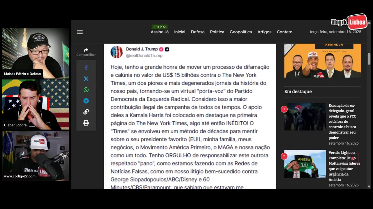 VLOGDOLISBOA LIVE PODCAST | Real News For Real People