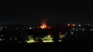 💥 The moment of strike in Yenakiyeve, Donetsk region.