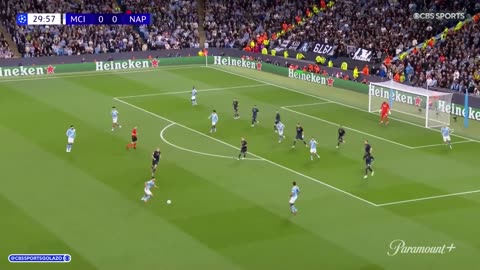CBS GOLAZO -Manchester City vs Napoli 2:0 Paramount+