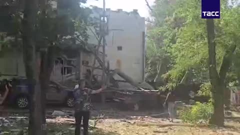 At least five people were killed in a missile strike on Donetsk