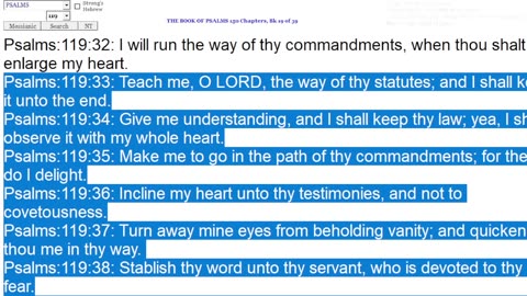 Psalm 119:33-40