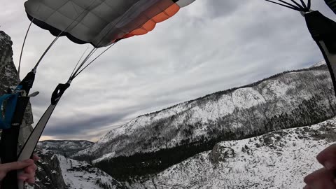 Ski Base Jump at Lover's Leap