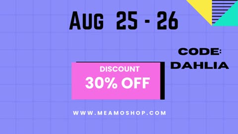 Meamo Shop 30% OFF Sale