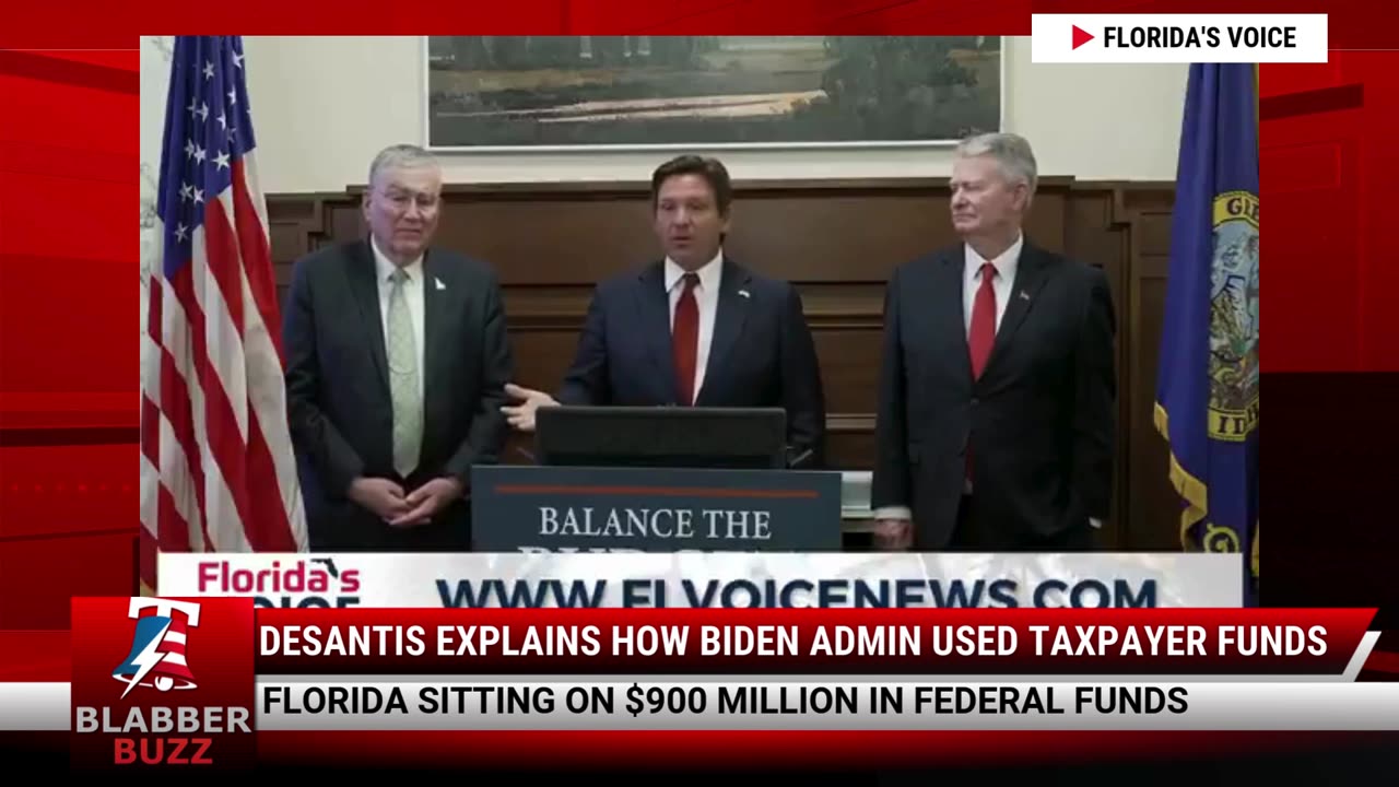 DeSantis Explains How Biden Admin Used Taxpayer Funds