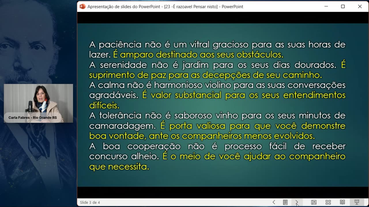 É razoável pensar nisto - Evangelho na Rede com Carla Fabres
