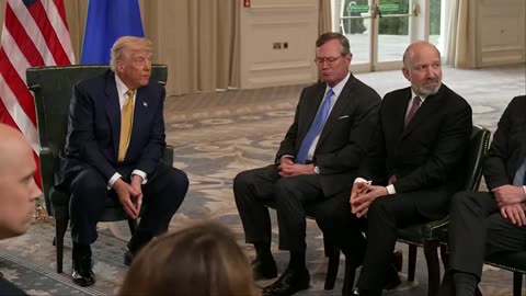 President Donald Trump announces deal with EU