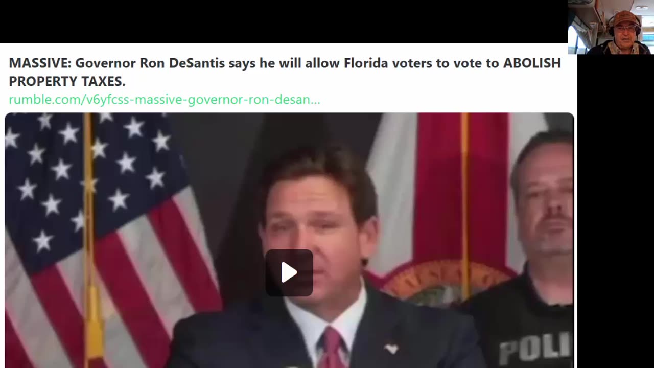 Florida - Possible Not Property Tax Coming - We Will See - 9-3-25