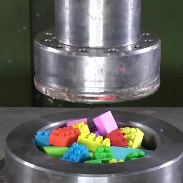 Crushing Candy Eyes With Hydraulic Press! 👀💥 Oddly Satisfying! #Shorts