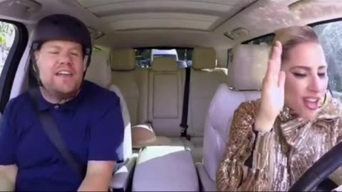 Lady Gaga Driving