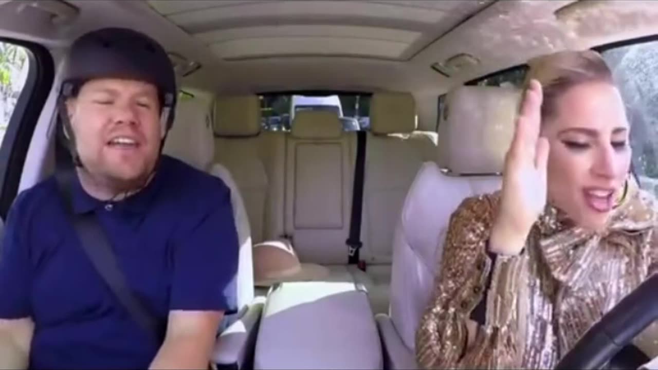 Lady Gaga Driving