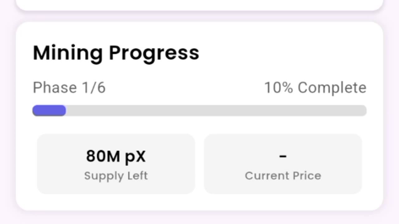 pX Coin Mining Update