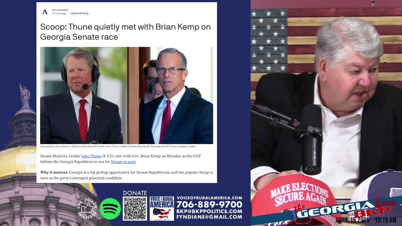 Georgia’s 2026 Election Stakes: Ossoff’s Out-of-State Funding vs. GOP’s Kemp Dilemma