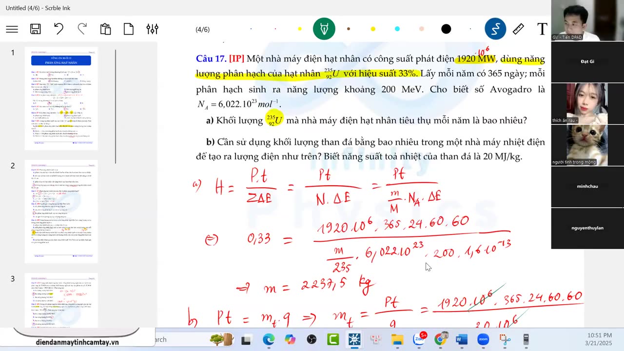 "Buổi 23: Phản ứng hạt nhân "