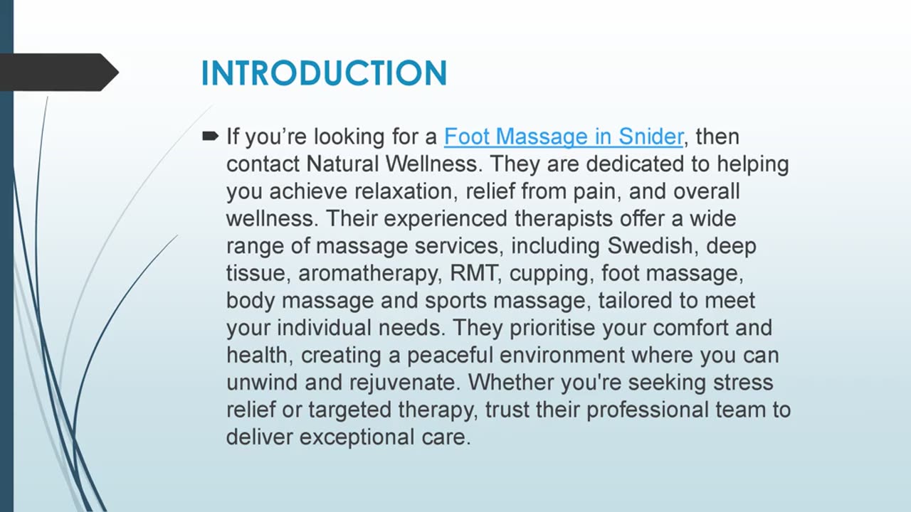 Best Foot Massage in Snider