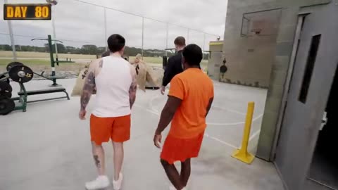survive in prison for 100 days, win $500,000 #short #mrbeast #america