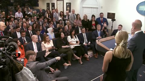 Press Secretary Karoline Leavitt and Stephen Miller Brief Members of the Media, May 01, 2025
