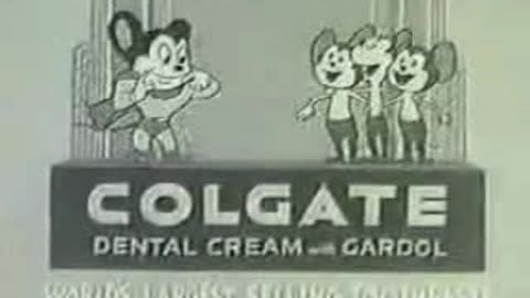 Commercial - Colgate Toothpaste w Mighty Mouse (1954)