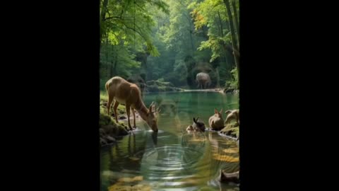 All Animals together In junjle #rumble #viral #treanding