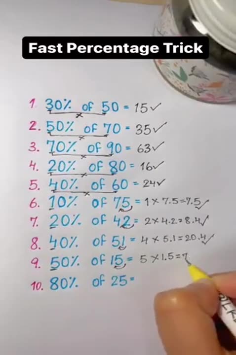 Fast Percentage Hack