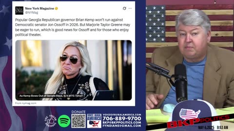 LIVESTREAM - Tuesday May 6, 2025 - 8:00am ET - Voice of Rural America with BKP